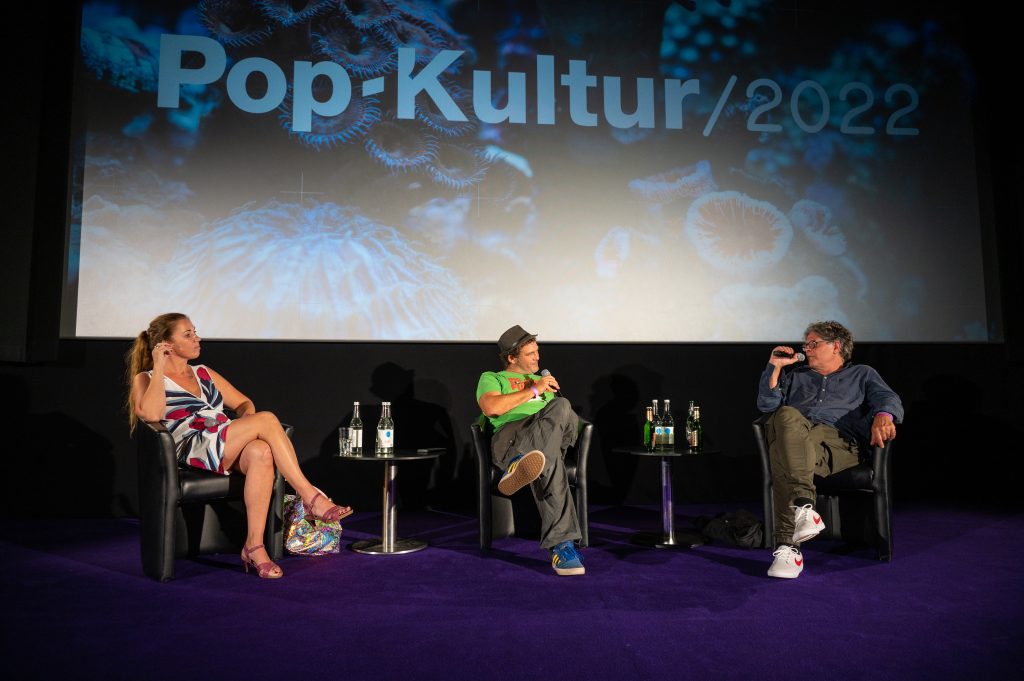 »Rosa Extra, Schmuggel, Stasi & Verrat« (Andrea Berwing, Bernd Jestram, Paul Poet) / Talk @ Kino in der Kulturbrauerei – Photo: Käthe deKoe