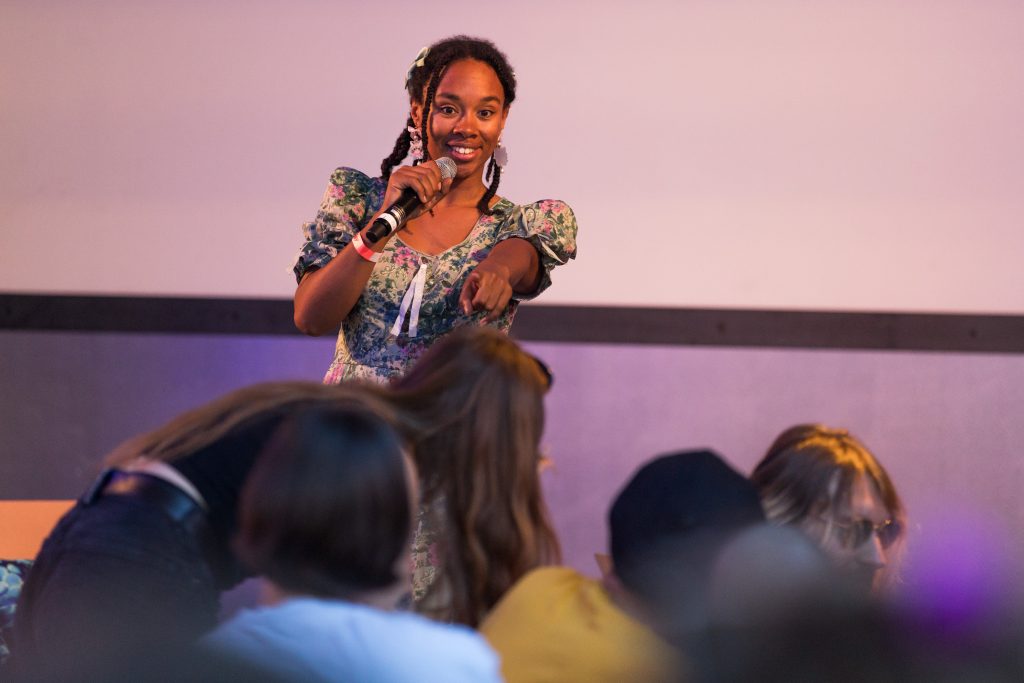 Pop-Quiz / 10 Jahre Pop-Kultur (Yvonne Sembene) @ Museum Atelier – Photo: Yvonne Hartmann